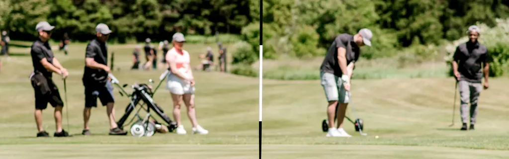Golfers on the course at The Badlands