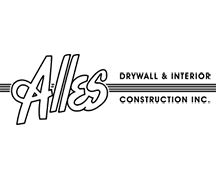 Alles Drywall and Interior logo.