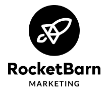 Rocket Barn logo.